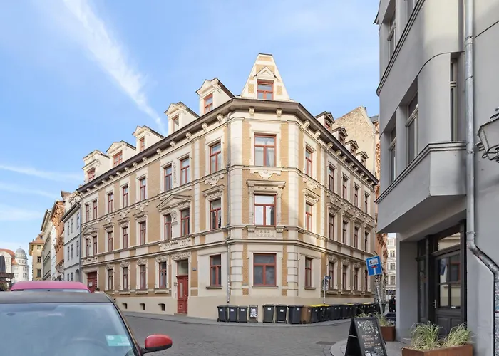 Larooms Halle - Ku11 - 2 Schlafzimmer - 4 Betten - Waschmaschine & Trockner Apartment *