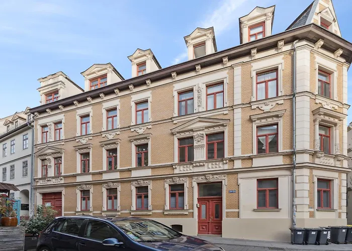 Larooms Ku11 - Zentrales & Charmantes Altbauapartment - All Inclusiv! In Halle Saale Apartment